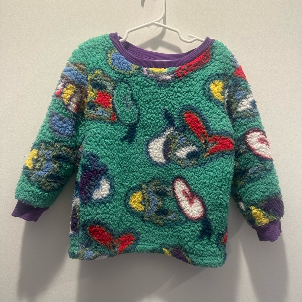 Disney’s Donald Duck Colorful Kids Fleece Sweater